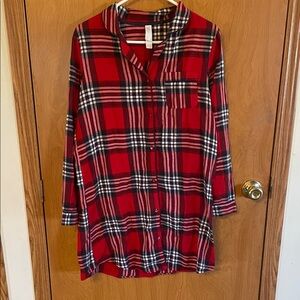 Plaid nightgown